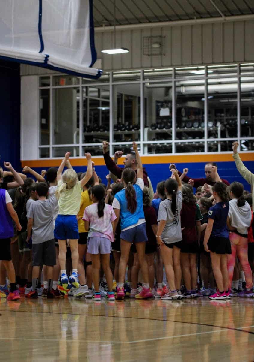 Camp huddle